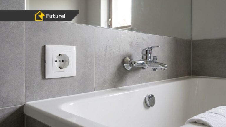 niepoprawny montaż gniazdka przy instalacji wodnej