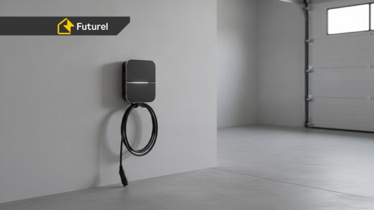 Wallbox 11 kW zamontowany w garażu domu jednorodzinnego w Krakowie — ładowarka do samochodu elektrycznego